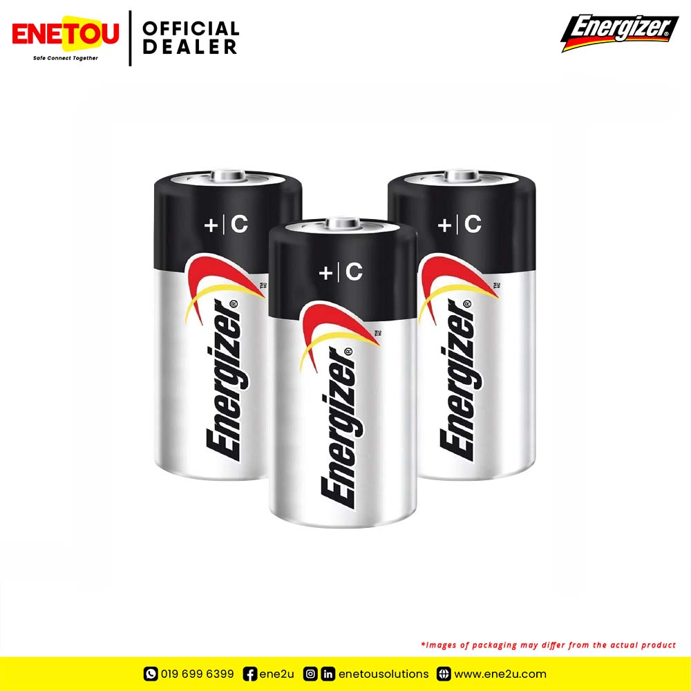 ENERGIZER MAX® C ALKALINE BATTERIES 2PCS/CARD [ORIGINAL]